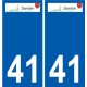 41 Penmarch logo autocollant plaque stickers ville