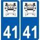 41 Penmarch logo sticker plate stickers city