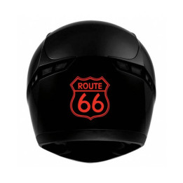 Route 66 transparent - autocollant sticker voiture moto
