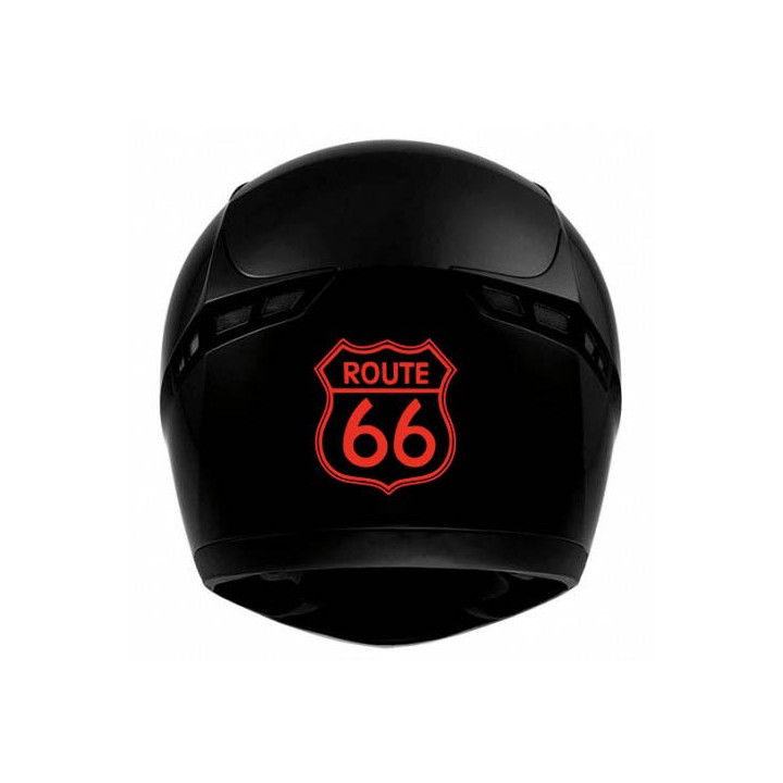 Route 66 transparent - autocollant sticker voiture moto