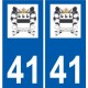 41 Penmarch logo sticker plate stickers city