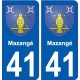 41 Penmarch blason autocollant plaque stickers ville