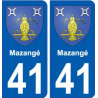 41 Penmarch blason autocollant plaque stickers ville
