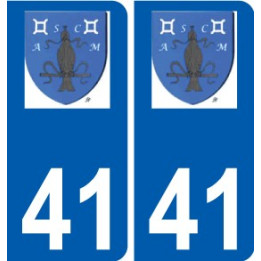 41 Penmarch logo autocollant plaque stickers ville