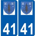 41 Penmarch logo autocollant plaque stickers ville