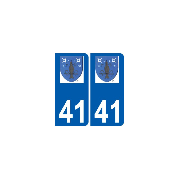 41 Penmarch logo autocollant plaque stickers ville