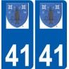 41 Penmarch logo sticker plate stickers city