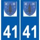 41 Penmarch logo autocollant plaque stickers ville
