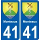41 Penmarch wappen aufkleber typenschild aufkleber stadt