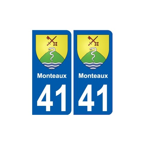 41 Penmarch coat of arms sticker plate stickers city