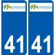 41 Penmarch logo aufkleber typenschild aufkleber stadt
