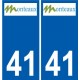41 Penmarch logo autocollant plaque stickers ville