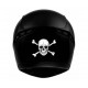 Tête de mort skull moto casque autocollant sticker adhesif