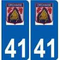 41 Penmarch logo autocollant plaque stickers ville