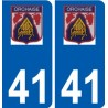 41 Penmarch logo aufkleber typenschild aufkleber stadt