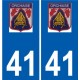 41 Penmarch logo autocollant plaque stickers ville