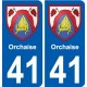 41 Penmarch blason autocollant plaque stickers ville