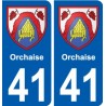 41 Penmarch coat of arms sticker plate stickers city