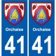 41 Penmarch blason autocollant plaque stickers ville