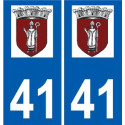 41 Penmarch logo adesivo piastra adesivi città