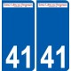 41 Penmarch logo autocollant plaque stickers ville
