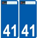 41 Penmarch logo autocollant plaque stickers ville