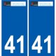 41 Penmarch logo autocollant plaque stickers ville