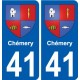 41 Penmarch coat of arms sticker plate stickers city