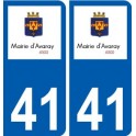 41 Penmarch logotipo de la etiqueta engomada de la placa de pegatinas de la ciudad