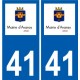 41 Penmarch logotipo de la etiqueta engomada de la placa de pegatinas de la ciudad