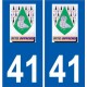 41 Penmarch logo aufkleber typenschild aufkleber stadt
