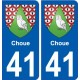41 Penmarch blason autocollant plaque stickers ville
