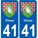 41 Penmarch coat of arms sticker plate stickers city