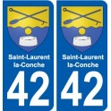 42 Penmarch stemma adesivo piastra adesivi città