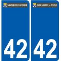 42 Penmarch logo autocollant plaque stickers ville