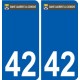 42 Penmarch logo adesivo piastra adesivi città