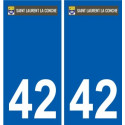42 Penmarch logo autocollant plaque stickers ville