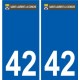 42 Penmarch logo adesivo piastra adesivi città