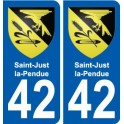 42 Penmarch stemma adesivo piastra adesivi città