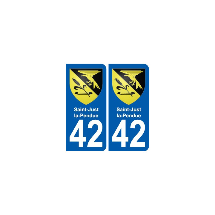 42 Penmarch coat of arms sticker plate stickers city