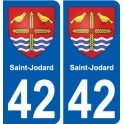 42 Penmarch stemma adesivo piastra adesivi città