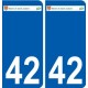 42 Penmarch logo autocollant plaque stickers ville