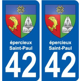 42 Penmarch coat of arms sticker plate stickers city