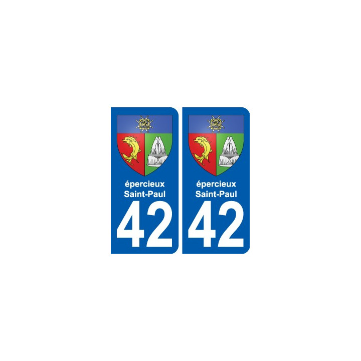 42 Penmarch coat of arms sticker plate stickers city