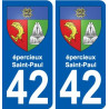 42 Penmarch stemma adesivo piastra adesivi città