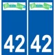 42 Penmarch logo autocollant plaque stickers ville