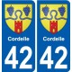 42 Penmarch blason autocollant plaque stickers ville