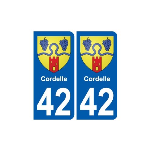 42 Penmarch coat of arms sticker plate stickers city