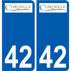 42 Penmarch logotipo de la etiqueta engomada de la placa de pegatinas de la ciudad