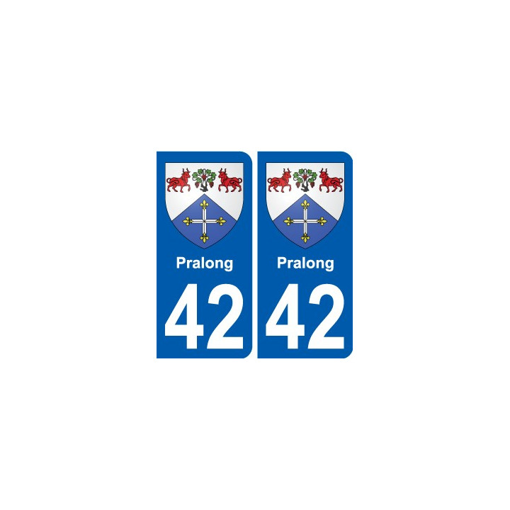 42 Penmarch escudo de armas de la etiqueta engomada de la placa de pegatinas de la ciudad